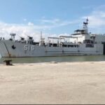 Sandar Di Belawan, KRI Teluk Banten-516 Debarkasi Bantuan Kemanusiaan untuk Korban Bencana Alam Aceh