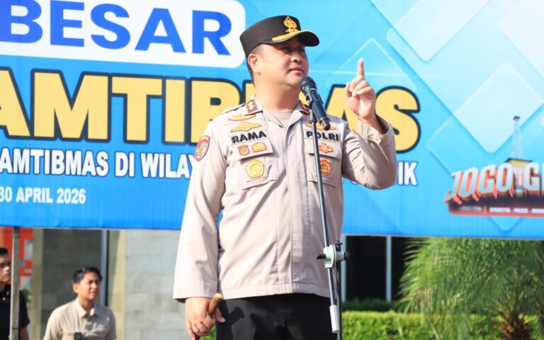 Peringatan May Day di Stadion Gejos Berjalan Kondusif, Kapolres Gresik Apresiasi Elemen Buruh
