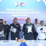 Polda Jatim Musnahkan 22,226 Kg Kokain, Tegaskan Komitmen Perang Melawan Narkoba