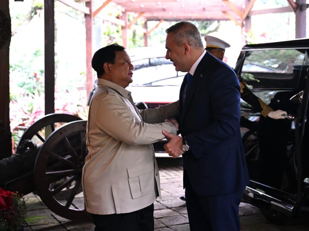 Presiden Prabowo Terima Menlu Türkiye Hakan Fidan di Hambalang, Bahas Palestina hingga Stabilitas Timur Tengah
