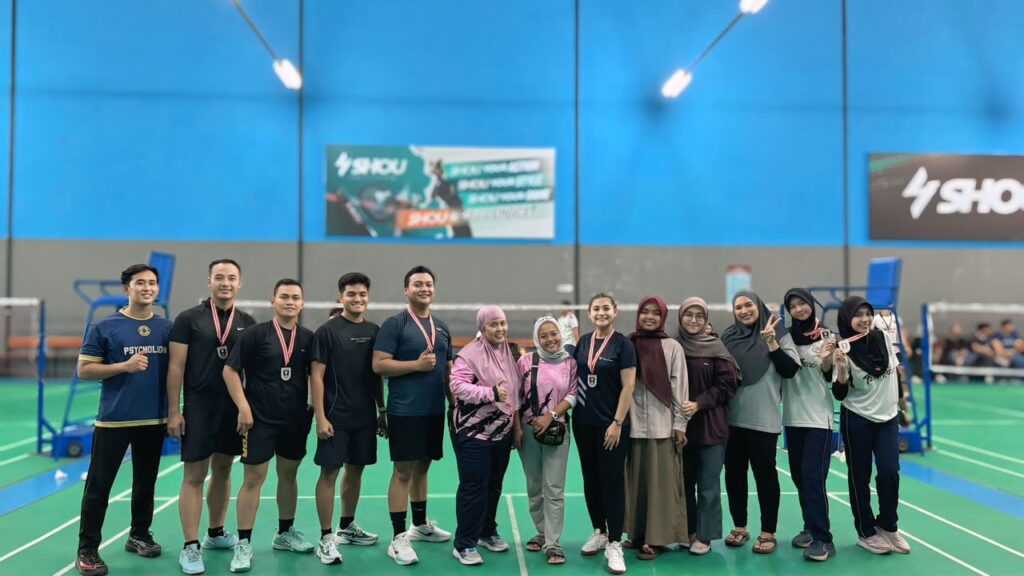 Psychocup 2026 Fakultas Psikologi UHT Pererat Solidaritas Lewat Turnamen Badminton