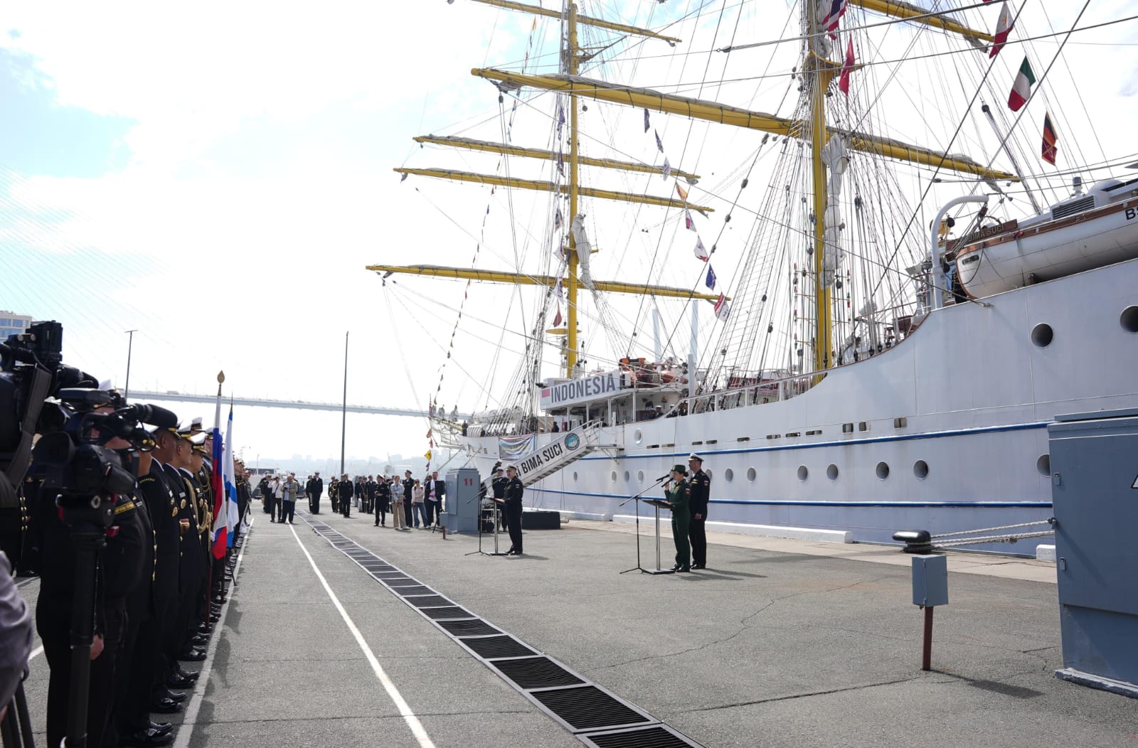 KRI Bima Suci Tiba di Vladivostok, Perkuat Misi Diplomasi Maritim Indonesia dengan Rusia