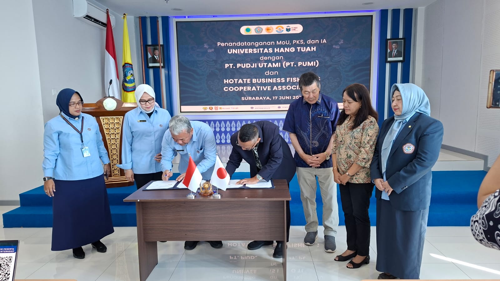 UHT Gandeng PT PUMI dan PT Hotate Jepang, Mahasiswa Perikanan Berpeluang Magang Setahun di Jepang