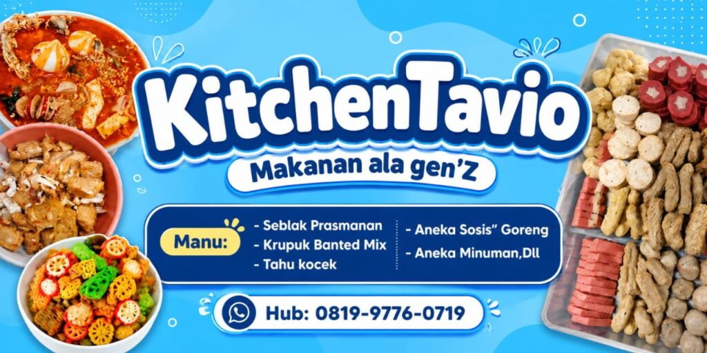 Gen Z Surabaya Merapat! Seblak Prasmanan Topping Bebas + WiFi Kenceng Cuma di KichenTavio