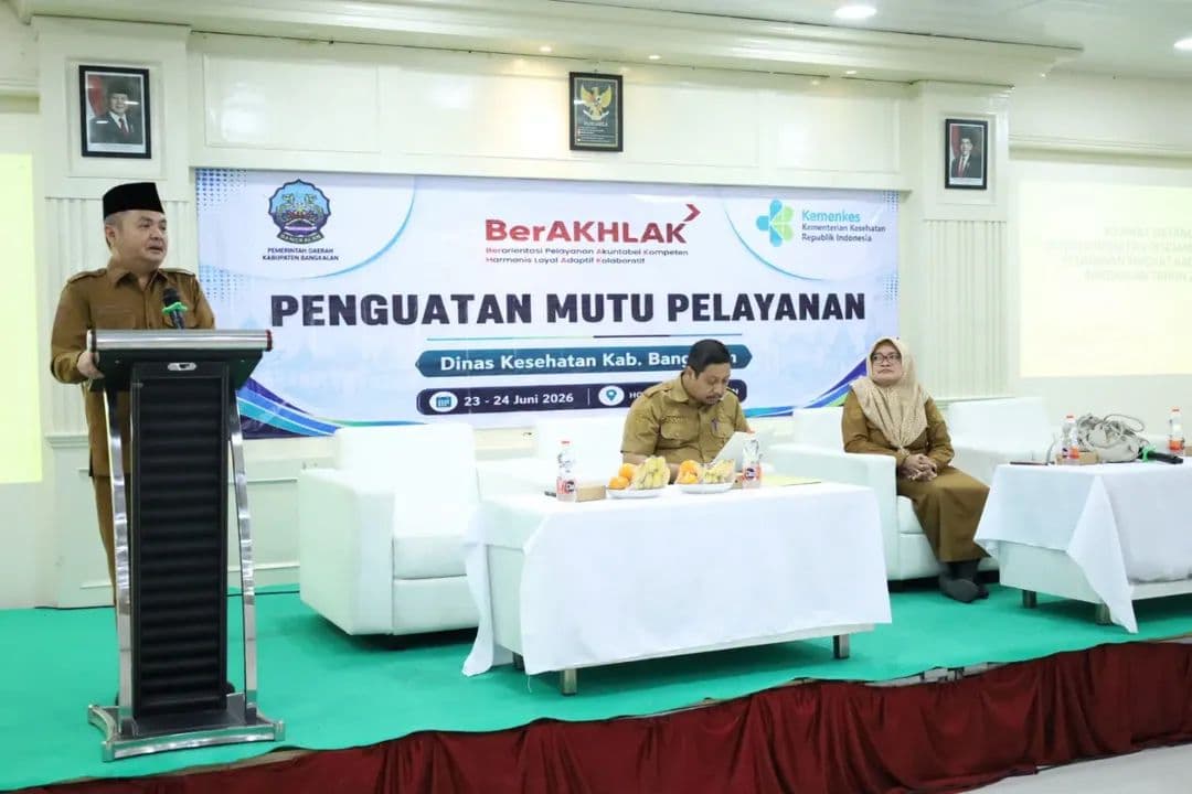 Wabup Bangkalan Tekankan Penguatan Mutu Pelayanan Kesehatan di Seluruh Fasyankes
