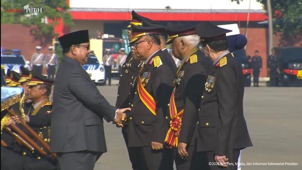Prabowo Beri Pangkat Kehormatan kepada Tiga Purnawirawan Polri, Sidarto Danusubroto hingga Ruki