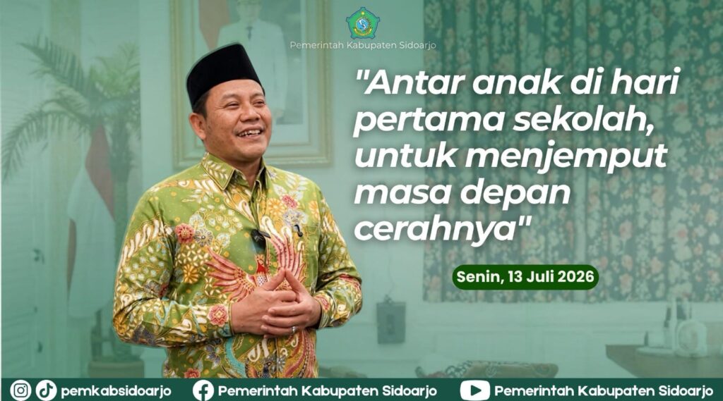 Hari Pertama Sekolah, Bupati Subandi Apresiasi Para Guru dan Orang Tua Siswa
