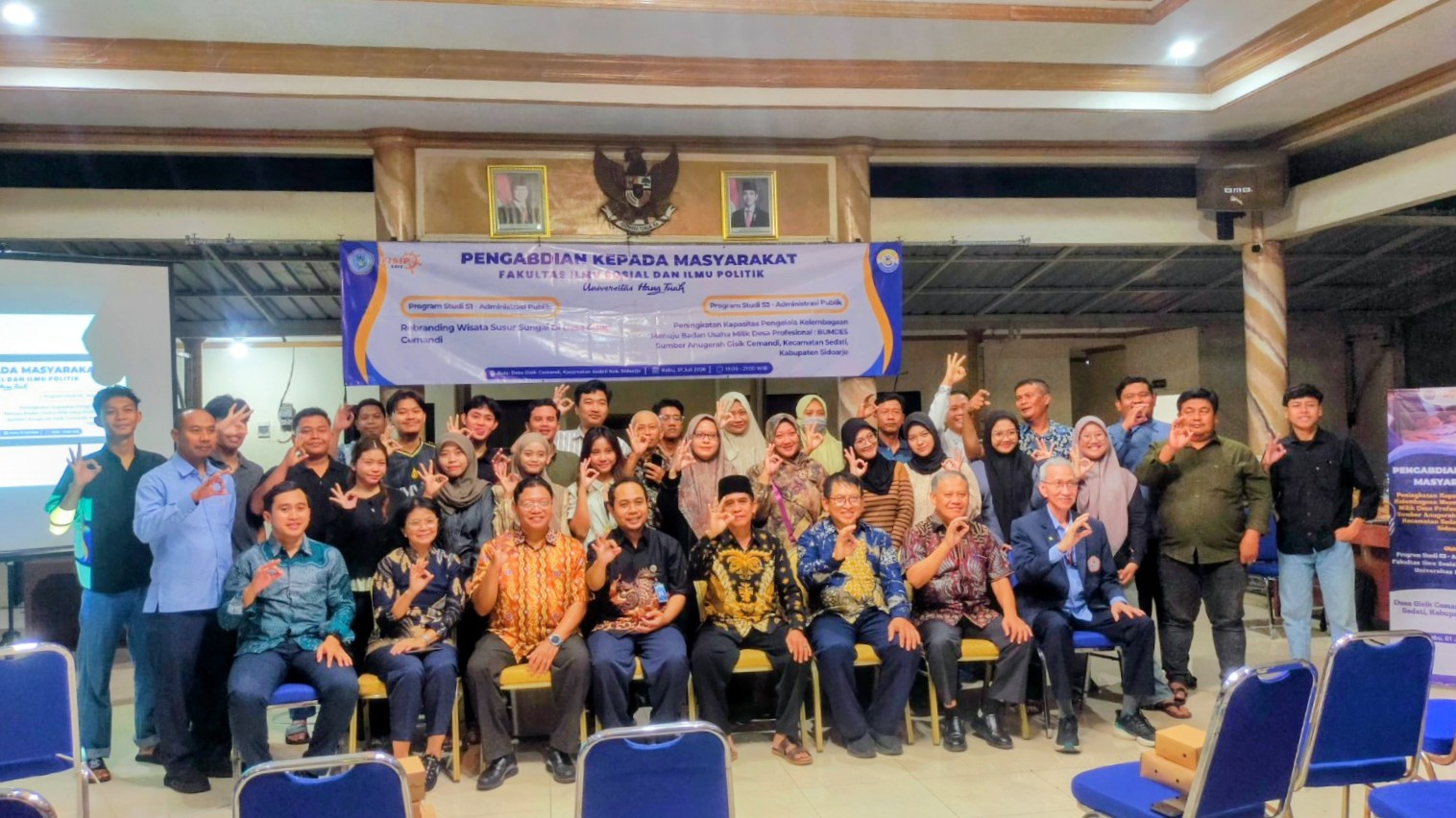 Program Studi Administrasi Publik Universitas Hang Tuah Dorong Rebranding Wisata Susur Sungai Desa Gisik Cemandi