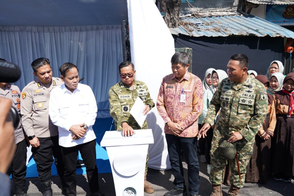 Jembatan Garuda Merah Putih Resmi Beroperasi, Sinergi TNI dan Pemkot Hadirkan Manfaat Nyata bagi Warga.