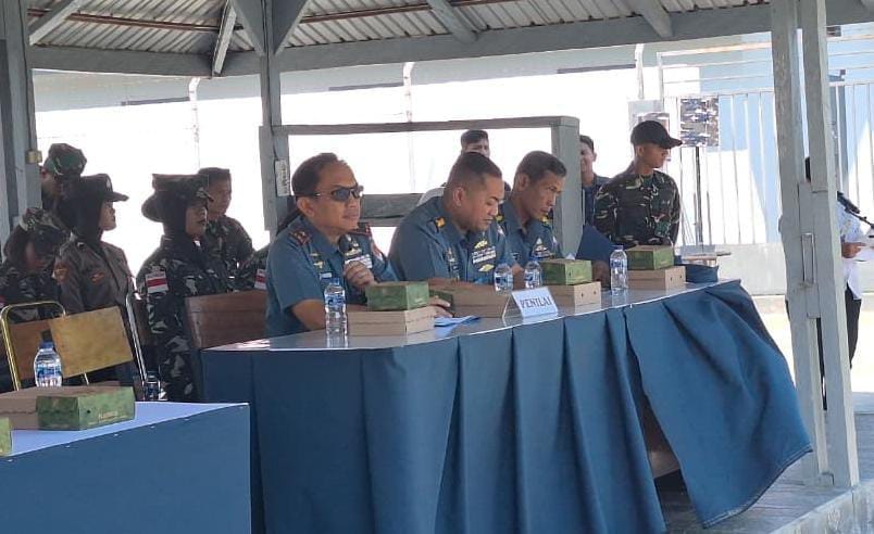 Empat Perwira Ikuti Seleksi Komandan Upacara HUT ke-81 Kemerdekaan RI di Papua Selatan