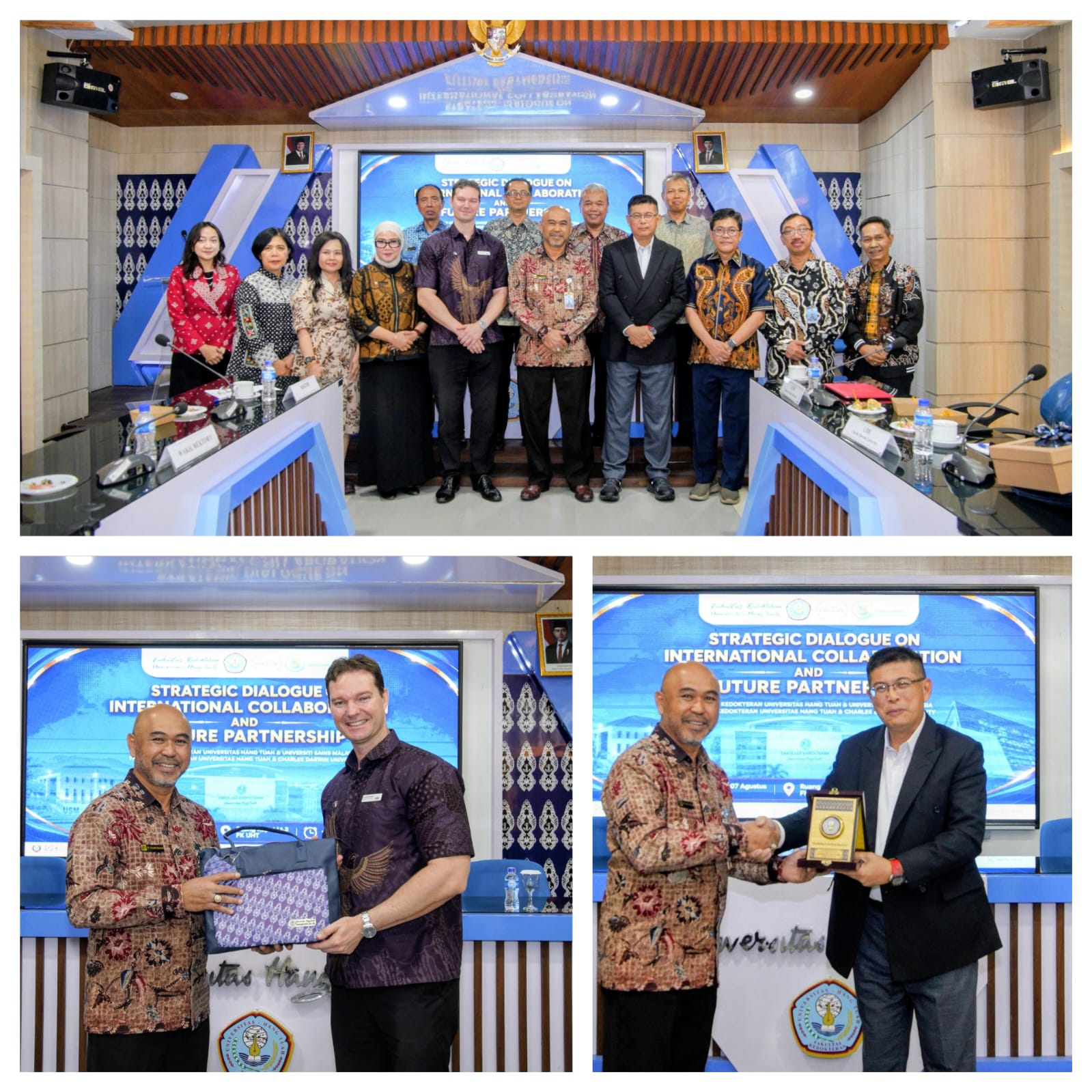 Fakultas Kedokteran UHT Gelar FGD dengan Universiti Sains Malaysia dan Charles Darwin University, Bahas Kolaborasi Riset Kemaritiman dan Kesehatan