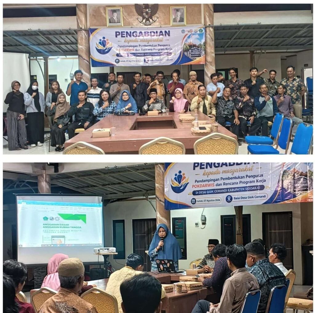 FISIP UHT Dampingi Pembentukan Pokdarwis Gisik Cemandi, Susun Program Kerja hingga 2030
