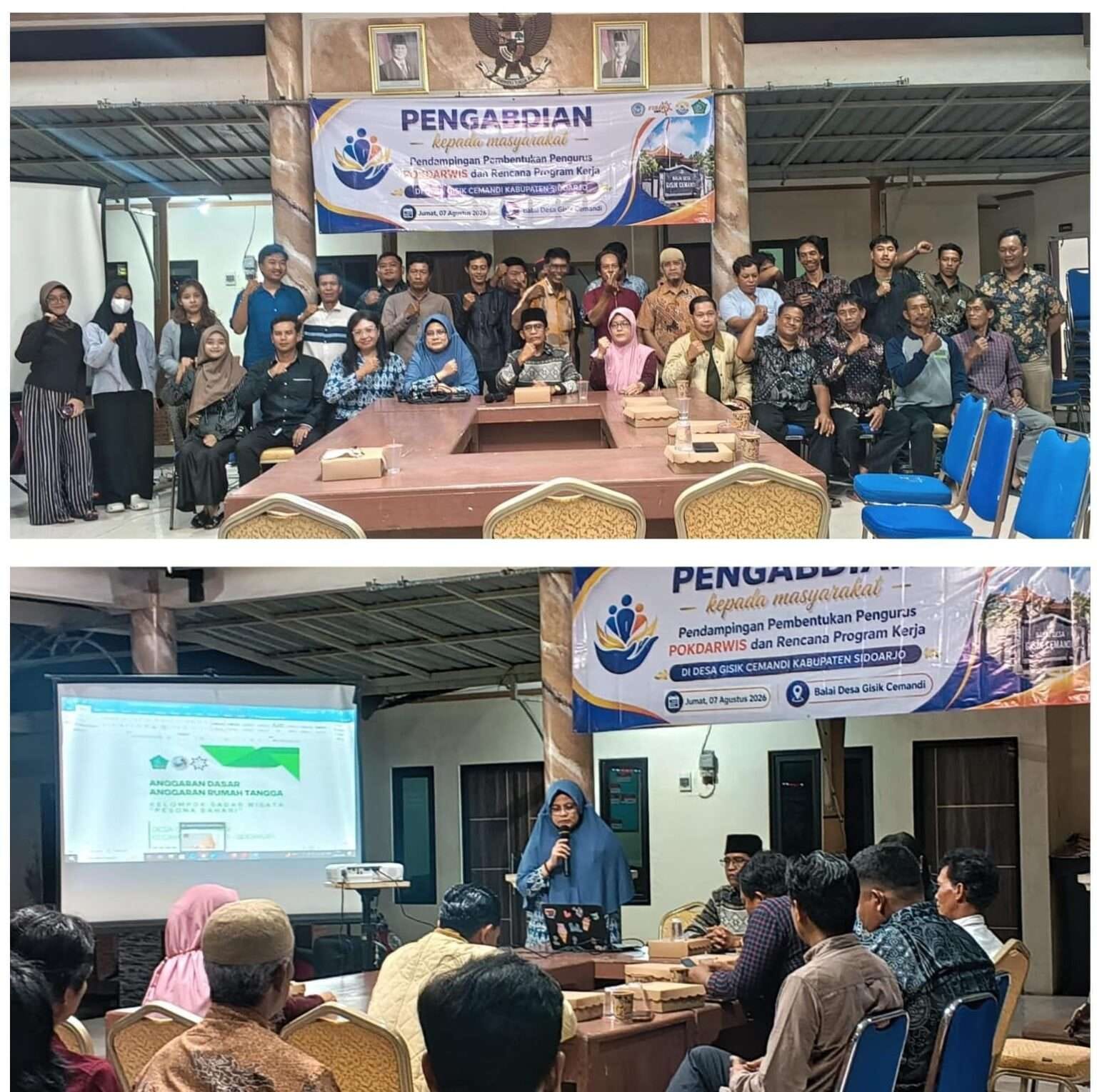 FISIP UHT Dampingi Pembentukan Pokdarwis Gisik Cemandi, Susun Program Kerja hingga 2030