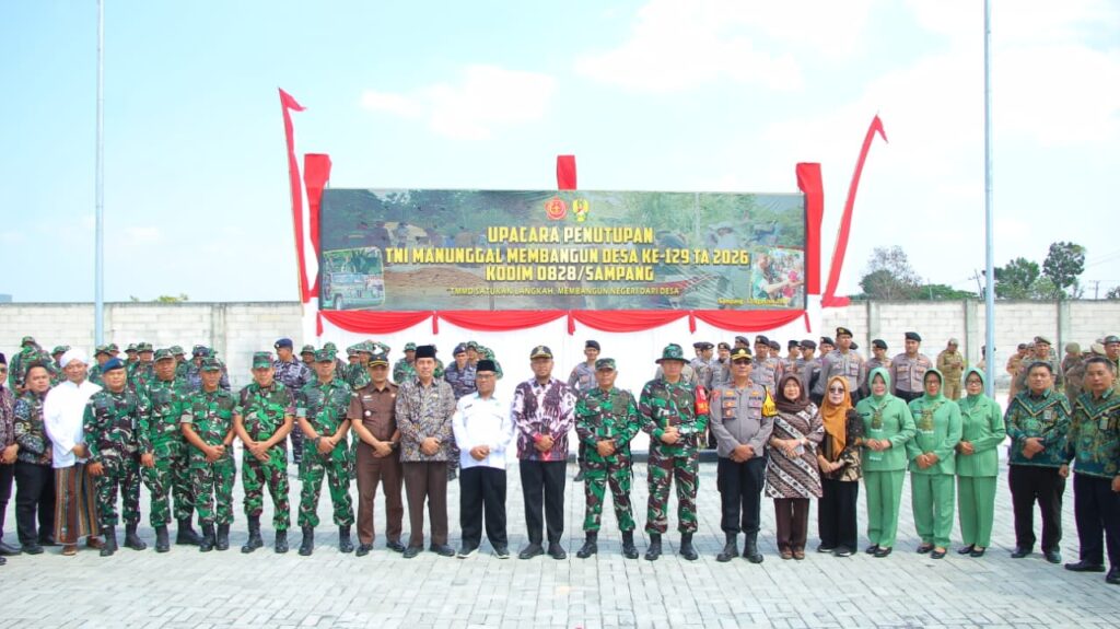 TMMD ke-129 Ditutup, Jejak Pengabdian TNI Tinggal di Hati Warga Sampang.
