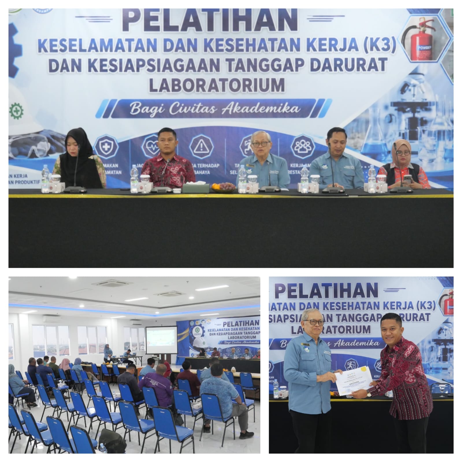 UHT Perkuat Budaya K3 dan Kesiapsiagaan Tanggap Darurat Laboratorium