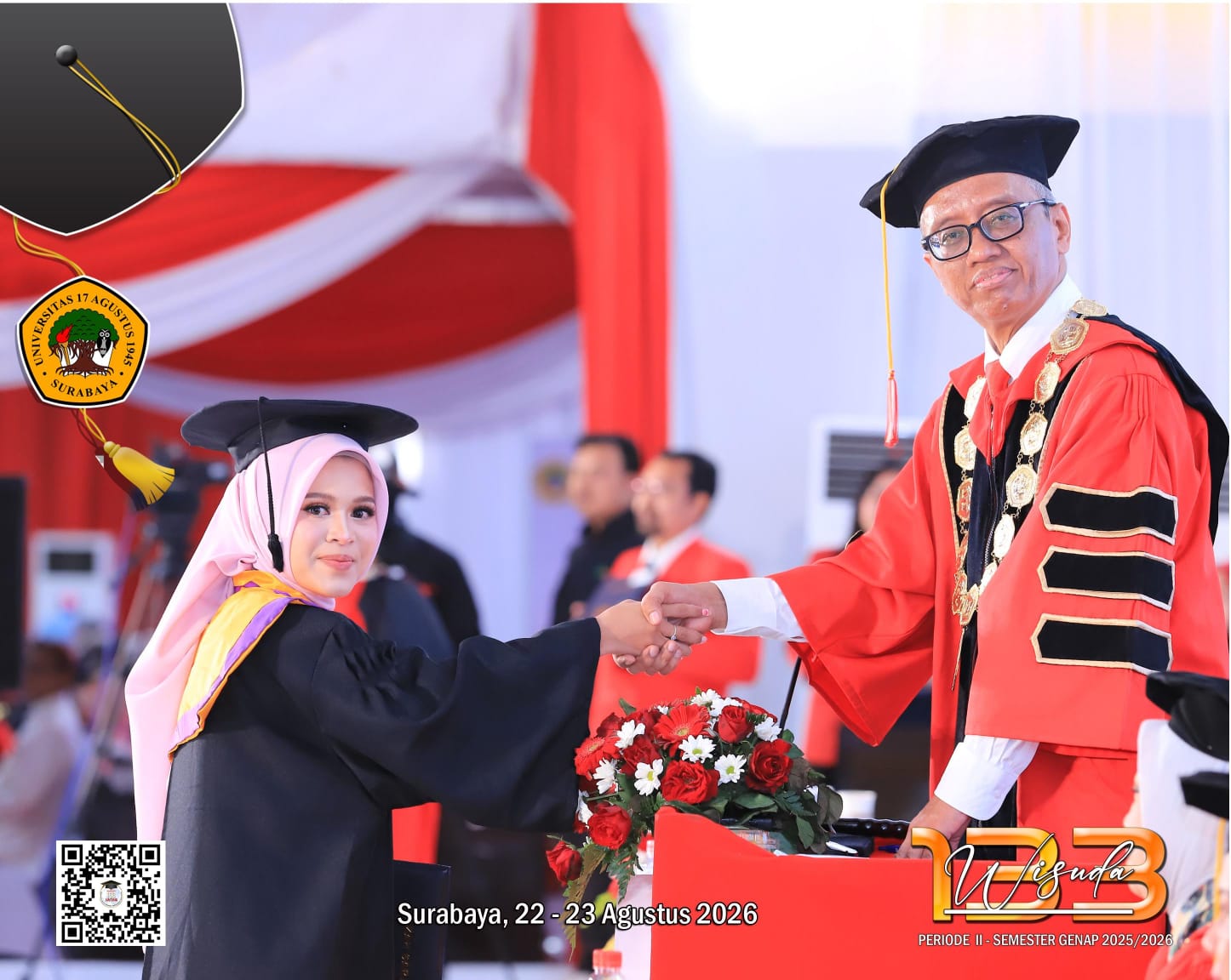 Untag Surabaya Wisuda ke-133 tahun 2026 dengan 1.958 Lulusan, Rektor Dorong Alumni Berkarya hingga Tingkat Dunia