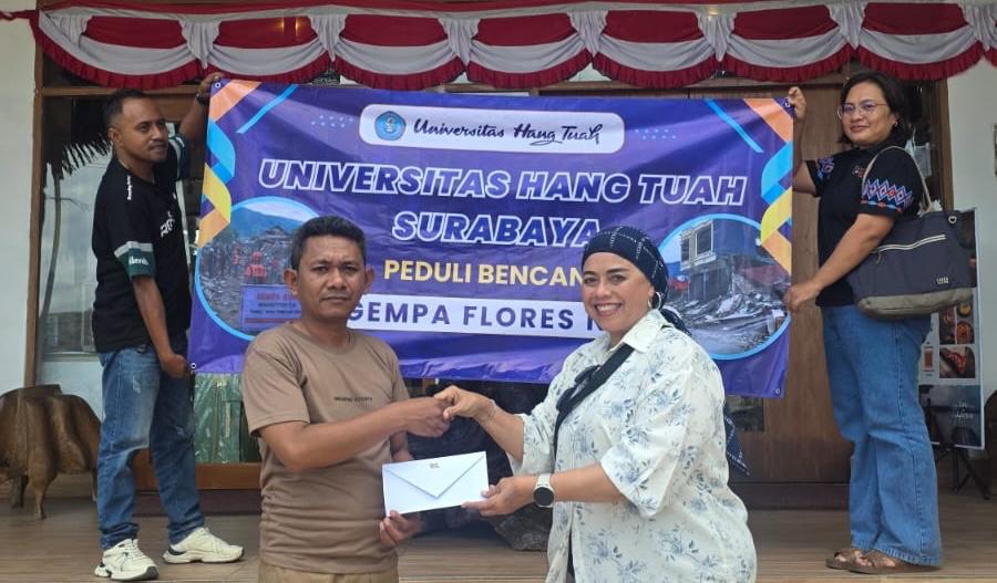 UHT PEDULI Salurkan Donasi untuk Korban Gempa Flores, NTT